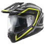 Casque Full Face Givi 80.1 Fiber Apex Matt Grey Black Yellow
