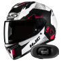 Casque Full Face HJC C10 Aspa MC1 + Kit bluetooth 5R Lite
