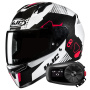 Casque Full Face HJC C10 Aspa MC1 + Kit Bluetooth 5S