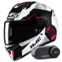 Casque Full Face HJC C10 Aspa MC1 + Kit Bluetooth Lokui K30