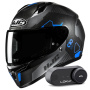 Casque Full Face HJC C10 Aspa MC2 + Kit Bluetooth Lokui K30