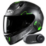 Casque Full Face HJC C10 Aspa MC4SF + Kit Bluetooth Lokui K30