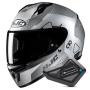 Casque Full Face HJC C10 Aspa MC5SF + Kit Bluetooth BT Mini