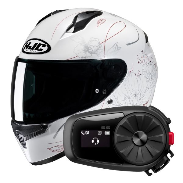 Full Face HJC C10 Epik MC8 + Kit Bluetooth 5S Full Face HJC C10 Epik MC8 + Kit Bluetooth 5S