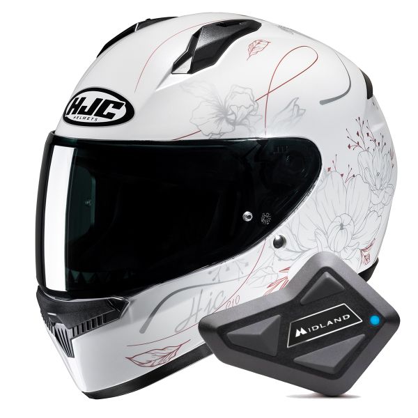 Full Face HJC C10 Epik MC8 + Kit Bluetooth BT Mini Full Face HJC C10 Epik MC8 + Kit Bluetooth BT Mini