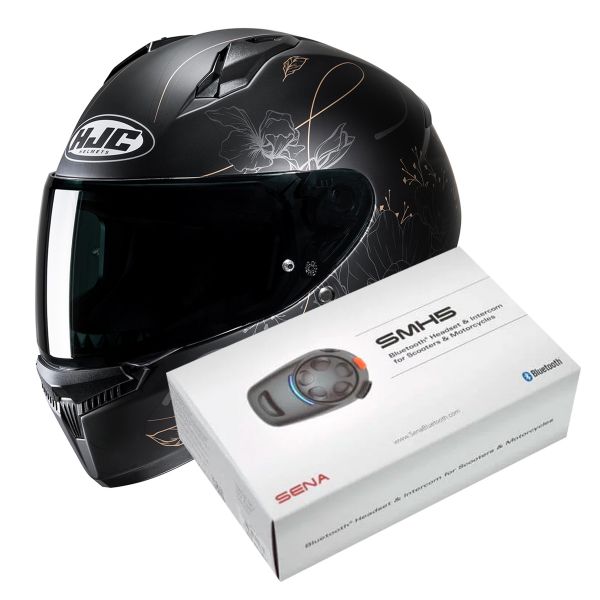 Full Face HJC C10 Epik MC9SF + Kit Bluetooth SMH5 Solo