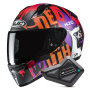 Casque Full Face HJC C10 Fop MC7SF + Kit Bluetooth BT Mini