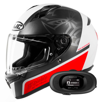 Full Face HJC C10 FQ20 Fabio Quartararo + Kit bluetooth 5R Lite Solo