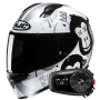 Casque Full Face HJC C10 Geti MC10 + Kit Bluetooth 5S Solo
