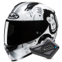 Casque Full Face HJC C10 Geti MC10 + Kit Bluetooth BT Mini