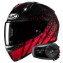 Casque Full Face HJC C10 Haven MC1 + Kit Bluetooth 5S Solo