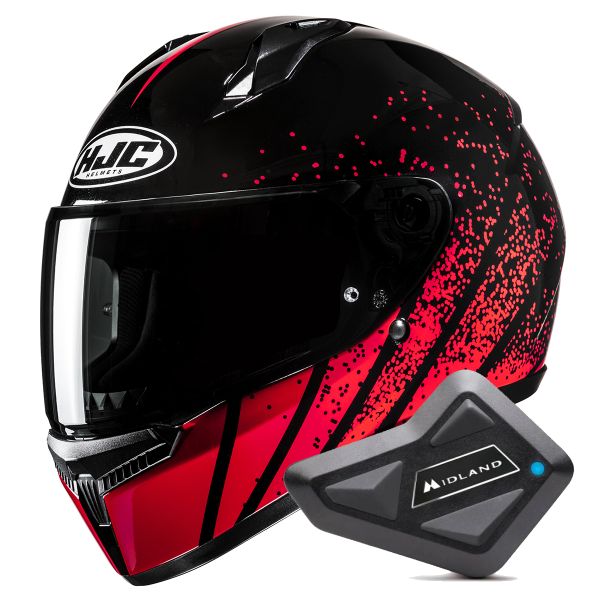 Full Face HJC C10 Haven MC1 + Kit Bluetooth BT Mini Full Face HJC C10 Haven MC1 + Kit Bluetooth BT Mini