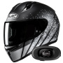 Casque Full Face HJC C10 Haven MC5SF + Kit bluetooth 5R Lite Solo