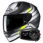 Casque Full Face HJC C10 Hiper MC3HSF + Kit Bluetooth 5S Solo