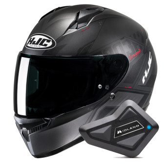 Full Face HJC C10 Inka MC1SF + Kit Bluetooth BT Mini
