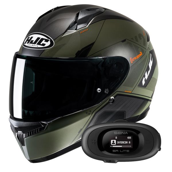 Full Face HJC C10 Inka MC7SF + Kit bluetooth 5R Lite Full Face HJC C10 Inka MC7SF + Kit bluetooth 5R Lite