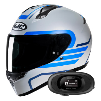 Full Face HJC C10 Lito MC2SF + Kit bluetooth 5R Lite