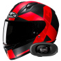 Casque Full Face HJC C10 Tez MC1SF + Kit bluetooth 5R Lite Solo