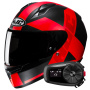 Casque Full Face HJC C10 Tez MC1SF + Kit Bluetooth 5S Solo