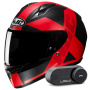 Casque Full Face HJC C10 Tez MC1SF + Kit Bluetooth Lokui K30