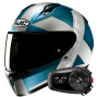 Casque Full Face HJC C10 Tez MC2SF + Kit Bluetooth 5S Solo