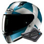 Casque Full Face HJC C10 Tez MC2SF + Kit Bluetooth BT Mini