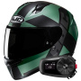 Casque Full Face HJC C10 Tez MC4SF + Kit Bluetooth 5S Solo