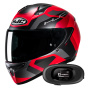Casque Full Face HJC C10 Tins MC1SF + Kit bluetooth 5R Lite