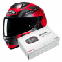 Casque Full Face HJC C10 Tins MC1SF + Kit Bluetooth SMH5 Solo