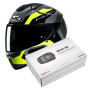 Casque Full Face HJC C10 Tins MC3H + Kit Bluetooth SMH5 Solo