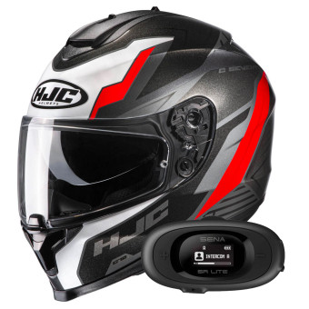 Full Face HJC C70 Silon MC1 + Kit bluetooth 5R Lite