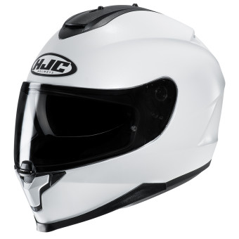 Casque Full Face HJC C70N Pearl White Casque Full Face HJC C70N Pearl White