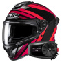 Casque Full Face HJC C71 Faber MC1 + Kit Bluetooth 5S Solo