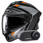 Casque Full Face HJC C71 Faber MC4 + Kit Bluetooth Lokui K30