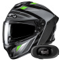 Casque Full Face HJC C71 Faber MC7 + Kit bluetooth 5R Lite Solo