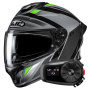 Casque Full Face HJC C71 Faber MC7 + Kit Bluetooth 5S Solo