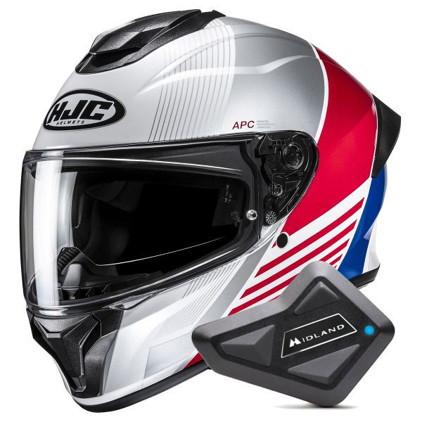 Full Face HJC C71 Morix MC21 + Kit Bluetooth BT Mini Full Face HJC C71 Morix MC21 + Kit Bluetooth BT Mini