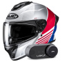 Casque Full Face HJC C71 Morix MC21 + Kit Bluetooth Lokui K30