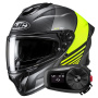 Casque Full Face HJC C71 Morix MC3HSF + Kit Bluetooth 5S Solo