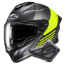 Casque Full Face HJC C71 Morix MC3HSF + Kit Bluetooth BT Mini