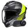 Casque Full Face HJC C71 Morix MC3HSF + Kit Bluetooth Lokui K30