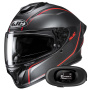 Casque Full Face HJC C71 Quez MC1SF + Kit bluetooth 5R Lite Solo