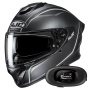 Casque Full Face HJC C71 Quez MC5SF + Kit bluetooth 5R Lite Solo