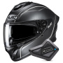Casque Full Face HJC C71 Quez MC5SF + Kit Bluetooth BT Mini