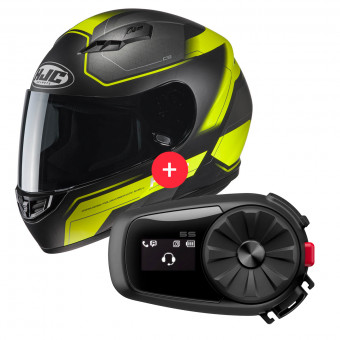 Full Face HJC CS-15 Inno MC3HSF + Kit Bluetooth 5S
