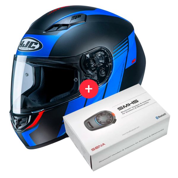 Full Face HJC CS-15 Mylo MC2SF + Kit Bluetooth SMH5