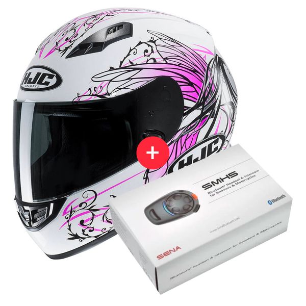 Full Face HJC CS-15 Naviya MC8 + Kit Bluetooth SMH5