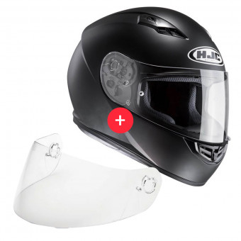 Full Face HJC CS-15 Semi Mat Black + Visor