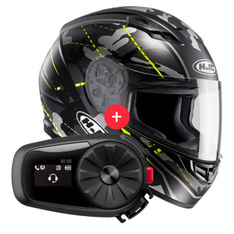 Full Face HJC CS-15 Songtan MC4HSF + Kit Bluetooth 5S