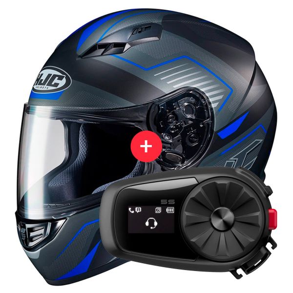Full Face HJC CS-15 Trion MC2SF + Kit Bluetooth 5S
